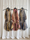 Mixed Animal Print Halterneck Dress