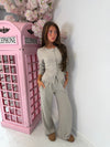 The Sculpted Button Lounge Set