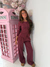 The Sculpted Button Lounge Set