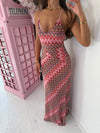 Santorini ZigZag Maxi Dress