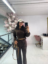 JAIME COLLAR LOUNGEWEAR SET