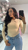 PLAIN SLINKY LONG SLEEVE TOP
