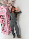 The Sculpted Button Lounge Set