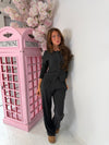 The Sculpted Button Lounge Set