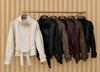 High Neck Cropped Faux Leather Belted Jacket