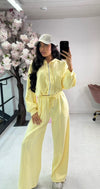 HOODIE ZIP ELASTICATED LOUNGEWEAR SET