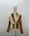 Bambi Luxe Cropped Faux Fur Coat