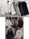 Faux Fur Trim Teddy Jacket – Oversized Cropped Hooded Winter Coat with Fluffy Collar & Cuffs