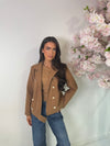 ABBYGALE GOLD BUTTON JACKET