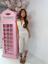 DOTTIE CAPRI PANTS SET