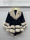 PREMIUM GLAM DRAWSTRING FAUX FUR WINTER COAT