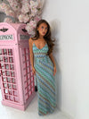Santorini ZigZag Maxi Dress