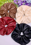 FAUX LEATHER SCRUNCHIE