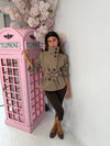 High Neck Autumn Trench Coat