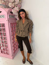 Double-Breasted Cropped Jacket