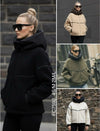 HIGH COLLAR PUFFER FLEECE JACKET