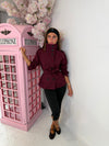 High Neck Autumn Trench Coat