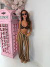 Daisy Zigzag Trousers In Brown