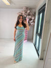 Santorini ZigZag Maxi Dress