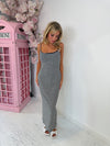 Monaco Stripe Maxi Dress /Navy