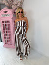 Cannes Stripe Trouser Set