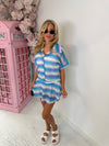Tulum Crochet Co-Ord /Pastel Blue