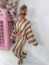 Ibiza Luxe Knit Set /Boho Sunset