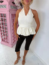 Super Stretch Capri Pants /Chocolate Brown