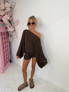 Golden Hour Knit Set /Chocolate Brown