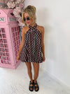 Mallorca Halterneck Set /Pink Noir