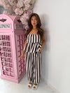 Cannes Stripe Trouser Set