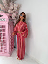 Ibiza Luxe Knit Set /Rasberry Sorbet