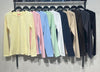 PLAIN SLINKY LONG SLEEVE TOP