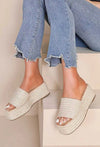 SANTORINI WOVEN PLATFORM WEDGE