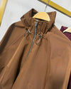 Lightweight Drawstring Zip Jacket