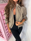 Lightweight Drawstring Zip Windbreaker Jacket