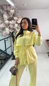 MAISIE PULL IN WAIST ZIP LOUNGESET