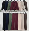 Ruched Waist Flared Trouser Co-Ord Set