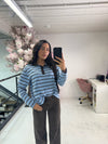 STRIPE COLLAR T-SHIRT