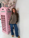 The Sunday Knit - Oversized Zip Neck Knitted Jumper