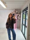 The Sunday Knit - Oversized Zip Neck Knitted Jumper