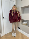Maya short faux fur jacket