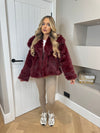Maya short faux fur jacket