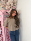 Button Front Knitted Cardigan Top