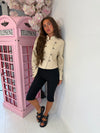 The Vienna Military Faux Leather Jacket