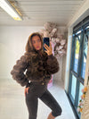 Fluffy Faux Fur Cardigan Jacket – Button Up Style