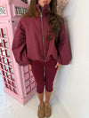 Oversized Bubble Puffer Jacket – High-Neck Zip-Up Coat with Balloon Sleeves