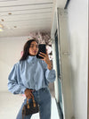 BUTTON UP CROPPED JACKET
