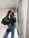 POCKET FAUX LEATHER JACKET