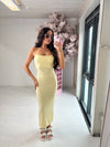 RIBBED MAXI DRESS WITH BUILT-IN BRA